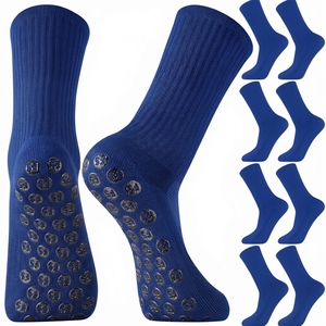 Calcetines de Yoga Rojos Antideslizantes, Largos, con Suela Antideslizante, de Poliéster/Nailon, para Adultos, Deportivos, Ecológicos y Transpirables - Product Image 6