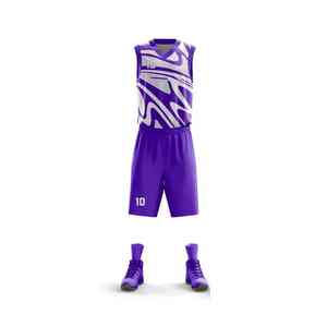 Ensemble d'uniformes de basketball personnalisés OEM sans manches, respirants et à séchage rapide, maillot et short, tenue de sport pour hommes, jeunes et clubs - Product Image 4