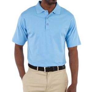 เสื้อเชิ้ตผู้ชายทรงปกติ ผ้าถักเนื้อนุ่ม 100% ผ้าฝ้าย ระบายอากาศได้ดี รับผลิตตามแบบ (ODM) ขายส่ง กระดุมติด แขนครึ่งตัว สีสันหลากหลาย น้ำหนัก 180 กรัม - Product Image 1