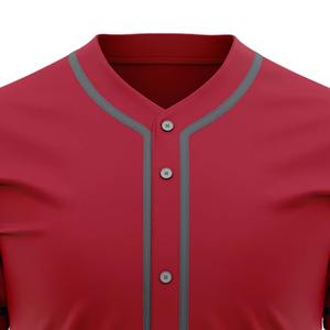 Maillot de baseball personnalisé de haute qualité, en polyester, pour hommes, uniforme de sport pour adultes, disponible dans toutes les couleurs - Product Image 2