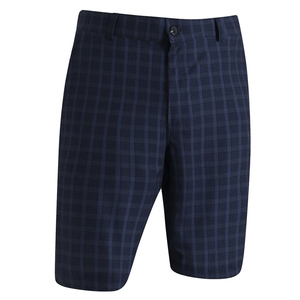 Shorts Bermuda à Carreaux pour Homme, Taille Mi-Haute, Fermeture Boutonnée, Tissu Oxford Décontracté, Motif à Carreaux - Product Image 1