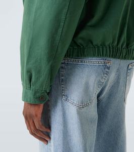 Chaqueta de mezclilla en blanco de algodón de alta calidad para hombre, chaqueta de trabajo universitaria de mezclilla con lavado ácido Vintage personalizada con cremallera completa - Product Image 5