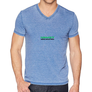 เสื้อยืดคอกวีผู้ชาย ผ้าฝ้าย 100% เป็นมิตรกับสิ่งแวดล้อม ปรับแต่งได้ ทรงปกติ สีพื้น แขนสั้น ราคาประหยัด - Product Image 6