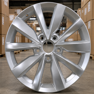 Jantes en alliage <span class=keywords><strong>d</strong></span>'aluminium OEM classiques 5x112, jantes de <span class=keywords><strong>16</strong></span> <span class=keywords><strong>pouces</strong></span> <span class=keywords><strong>avec</strong></span> <span class=keywords><strong>d</strong></span>éport de 46 mm, jantes noires pour voitures particulières Volkswagen - Product Image 3