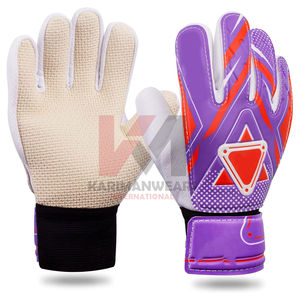 Guantes de portero de fútbol de alto rendimiento, antideslizantes, con palma de látex que absorbe los impactos y soporte reforzado para los dedos, para entrenamiento y partidos. - Product Image 4