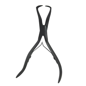 Pinzas Profesionales de Alta Calidad para Extensiones de Cabello, de Acero Inoxidable Quirúrgico Plateado, Personalizables, para Uso Comercial - Product Image 1