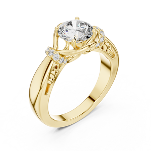 Rhodium Plated 925 Sterling Silver Moissanite <b>Diamond</b> <b>Ring</b> Wholesale Jewelry Manufacturer Export Supplier - Product Image 4