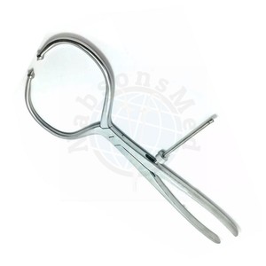 Pinzas de reducción de plato tibial de acero inoxidable reutilizables con certificación CE NABSONS MED, instrumento quirúrgico ortopédico para reducción ósea - Product Image 1