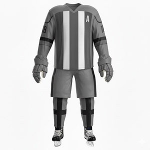 Jersey de Hockey sobre Hielo Transpirable de Alta Calidad con Nombre de Equipo y Logotipo Frontal Personalizables - Unisex - Product Image 6