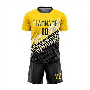 Uniformes de Fútbol Personalizados de Alta Calidad, Conjunto de Camiseta y Pantalones Cortos Sublimados, Conjunto de Camiseta de Fútbol OEM, Uniforme de Fútbol Personalizado para Equipos - Product Image 1