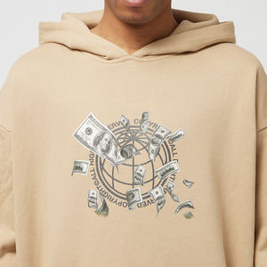 Sweat à capuche pour homme en gros – Tendance, avec logo personnalisé, respirant et écologique, streetwear d'hiver décontracté - Product Image 4