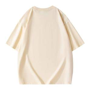 เสื้อยืดไซส์ใหญ่สีพื้นแบบหลวมรุ่นล่าสุดจากโรงงานโดยตรง สามารถสั่งทำได้ - Product Image 1