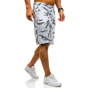 Men's Camouflage <b>Print</b> Quick Dry High Waist Bermuda Shorts Front Drawstring Closure Pockets Casual Wear Eco-Friendly Breathable - Product Image 2