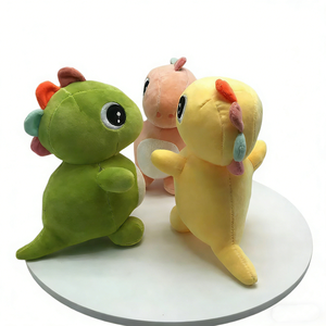 Personnalisez un tissu en peluche veloutée super doux et court, avec de grands yeux de dessin animé brodés et brillants. - Product Image 2