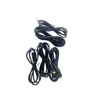 Konektor Kabel Tahan Air M8 IP67 untuk Sepeda Listrik Skuter 2 3 4 5 6 Pin Kuningan Male to Female kabel harness sepeda motor