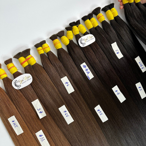 Extensions de cheveux humains vietnamiens noirs et bruns de luxe sur mesure de Sun Hair Company, cuticules alignées, Remy, double trame, 100g - Product Image 2