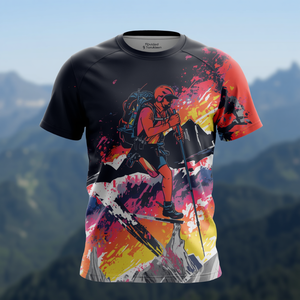 เสื้อยืดผู้ชายผ้าฝ้ายแห้งเร็ว ระบายอากาศได้ดี แขนสั้น สำหรับออกกำลังกาย พร้อมบริการ OEM ODM ปรับแต่งได้ - Product Image 3