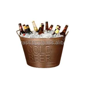 ถังแช่ไวน์โลหะทำด้วยมือถังแช่ไวน์โลหะทองแดงโบราณดีไซน์หรูหราทำด้วยมือ - Product Image 1