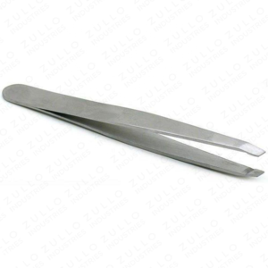 Pinzas Profesionales de Acero Inoxidable con Punta Inclinada para Cejas, Herramienta de Belleza Personalizada para Cuidado Personal, Diseño OEM - Product Image 3