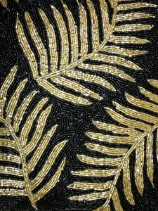 Housse de coussin carrée vintage multicolore brodée de feuilles de palmier 100% coton anti-plis pour la maison et l'hôtel - Product Image 3