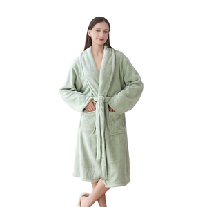 Premium 100% Cotton Kimono Bathrobe Luxury Hotel Spa Terry Cloth <b>Robe</b> Soft Absorbent Anti-Wrinkle Quick Dry Unisex House <b>Coat</b> - Product Image 2