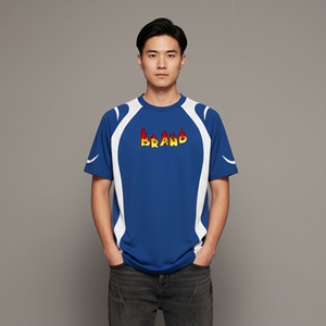 Camiseta de Cuello Redondo, Corte Holgado, Hombros Caídos, 100% Algodón de 180 g/m², Ecológica, de Secado Rápido, Transpirable y Personalizable - Product Image 1