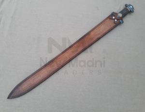 DAMAS FAIT À LA MAIN STAG/CHÊNE DE CERF POIGNÉE VIKING ÉPÉE NMT-2516 - Product Image 6