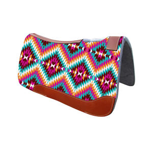 Nuevas y Mejores Almohadillas de Silla de Montar Ecuestres de Algodón Sublimado con Función de Secado Rápido, Mantas para Caballos y Almohadillas a Juego a Bajo Precio - Product Image 2