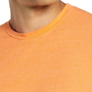 T-shirts noirs personnalisés pour hommes, manches courtes, col rond, 100 % coton peigné, logo frontal, style formel, coupe ample, anti-boulochage, été - Product Image 6