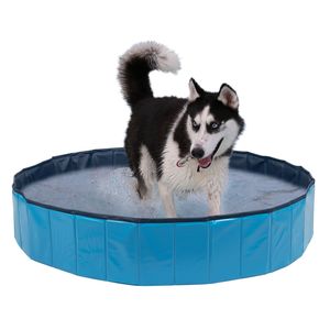 Piscina Pieghevole per Animali Domestici di Grande Diametro (63 Pollici), Vasca Portatile Richiudibile per Cani e Gatti, Ideale per Bagno e Nuoto - Product Image 4