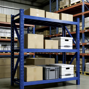OEM/ODM Vietnam 3 Layer Adjustable Anti Rust Steel Storage Rack Heavy Duty Shelf for Warehouse Garage Supermarket Use - Product Image 3