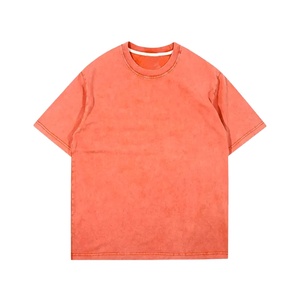 Camisetas de lona de algodón 100% de corte regular para hombre, ropa de calle informal transpirable de secado rápido con serigrafía de 230G - Product Image 3