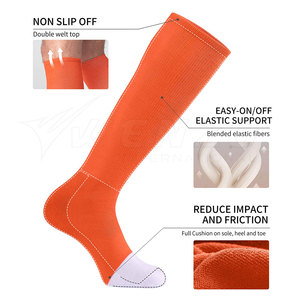 Chaussettes de football sur mesure, qualité supérieure, équipement sportif d'équipe, ajustement confortable et compressif pour les clubs de football et l'entraînement - Product Image 5