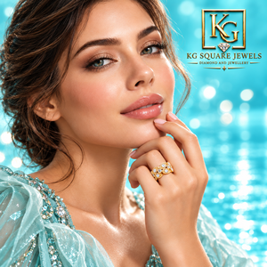 แหวนเพชรทรงใบไม้แบบ Eternity Band เพชรเลี้ยงในห้องปฏิบัติการ เครื่องประดับสไตล์พฤกษศาสตร์สุดหรู แหวนแต่งงานสุดหรูเหนือกาลเวลา และสไตล์เจ้าสาว - Product Image 1