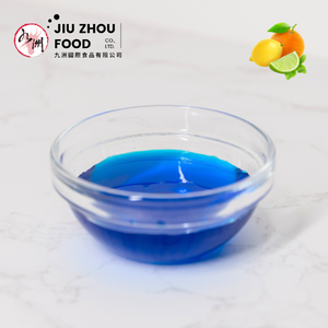Jarabe concentrado premium sabor cítrico Taiwan Blue Curacao, botella de 1.2 kg, bebida para bebidas, cafeterías, OEM, marca privada - Product Image 2