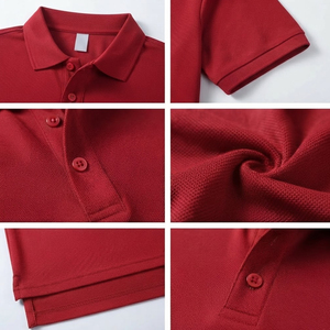 Chemises polo pour hommes à logo personnalisé, couleur unie, nouvelle conception, vente chaude, prix le plus bas, étiquette privée personnalisée - Product Image 5