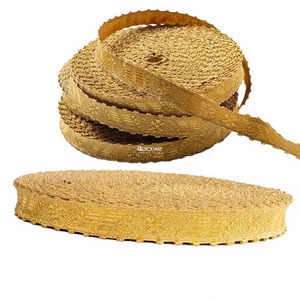 Dentelle Cérémoniale Faite à la Main en Tresse Dorée, Dentelle à Tresses Françaises, Design Personnalisé, Couleur Or Massif 2024 - Product Image 3