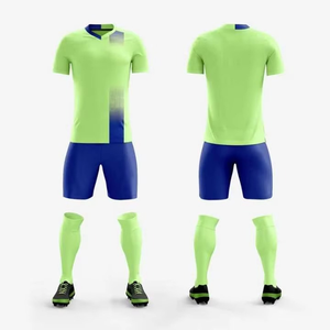 Custom Sublimated Soccer Uniform Set Full Kit Jersey Shorts Socks Gradient Design Football Team Sportswear OEM ODM - Product Image 4