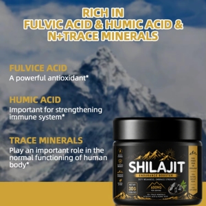 Résine de Shilajit de l'Himalaya OEM ODM 30g, 100% pure, avec 82%+ d'acide fulvique et des oligo-éléments, Shilajit de qualité supérieure pour hommes et femmes - Product Image 3