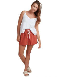 Nouveaux shorts de plage 2026 en Ginger Spice – Taille entièrement élastique avec cordon de serrage, poches latérales et poche arrière plaquée - Product Image 6