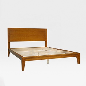 OEM B2B Wooden <b>Bed</b> <b>Base</b> Solid Acacia Wood Queen size <b>Bed</b> Frame Eco-Friendly Japanese Joinery Style Easy Assembly No-Tool - Product Image 1