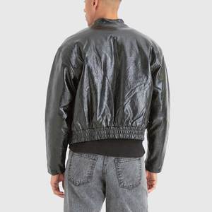 Veste en cuir d'hiver pour homme de haute qualité, design personnalisé, nouvelle conception, économique, imperméable, vêtements de sport respirants, veste en cuir - Product Image 4