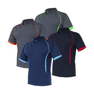 Camisas Polo de Trabajo para Hombre, Manga Larga, Bolsillo en el Pecho, Secado Rápido, Paquete de 3 Unidades, Camisas Polo de Trabajo Unisex de Algodón - Product Image 1