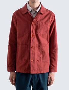 Vêtements pour hommes en gros, veste de travail en toile épaisse de haute qualité, logo personnalisé, col rabattu, vêtements de travail pour hommes - Product Image 1