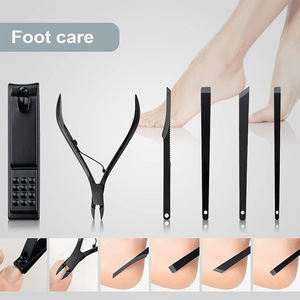Kit de Manicura y Pedicura de Acero Inoxidable Mini 7 en 1, Tijeras, Lima, Modelo JS-MPK-001, 1 Año de Garantía, Uso Clínico, CE Quirúrgico - Product Image 3