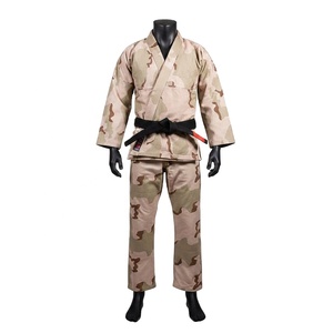 ชุดยูโดผ้าคอตตอนหนาพิเศษ GSM ไม่ขาดง่าย สำหรับบราซิลเลี่ยนยิวยิตสู ผู้ชาย ขายส่งชุดยูโด - Product Image 1