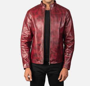 Chaqueta de Cuero para Hombre de Alta Calidad, Diseño Personalizado, Moda Urbana de Invierno, Impermeable, Transpirable, Tela de Lona, Nueva Llegada - Product Image 1