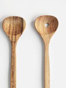 Minimalist <b>Wooden</b> Spoon Handmade Natural Wood Kitchen <b>Utensils</b> for <b>Cooking</b> Baking Available At Competitive Price - Product Image 4