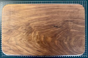 Handcrafted <b>Black</b> Acacia Wood Chopping Board Solid Kitchen Cutting Board Charcuterie Board Cum <b>Serving</b> <b>Tray</b> For Kitchen - Product Image 6