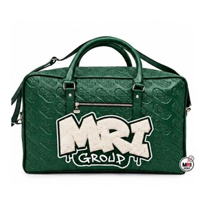 Embossed Logo Weekender OEM <b>Travel</b> <b>Bag</b> Custom Logo Wholesale Durable Design MRI GROUP Purple PU Duffel <b>Bags</b> with Zipper Closure - Product Image 6